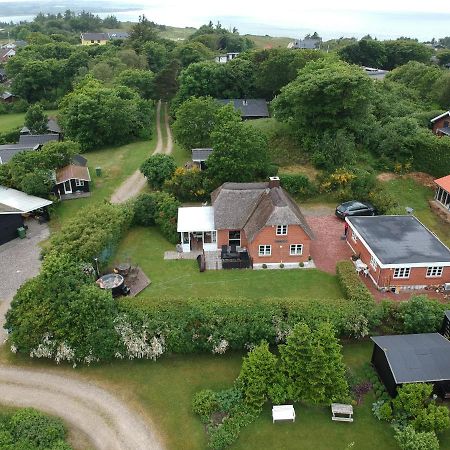 Thatched Holiday Home In Struer, Jutland With A View Exterior photo