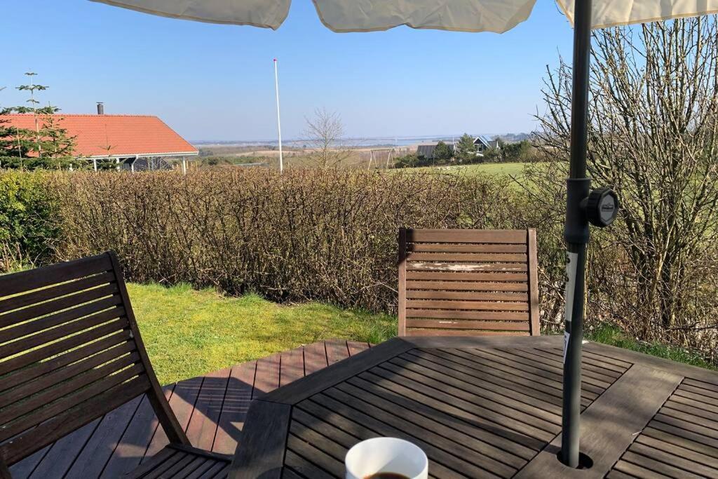 Thatched Holiday Home In Struer, Jutland With A View Exterior photo